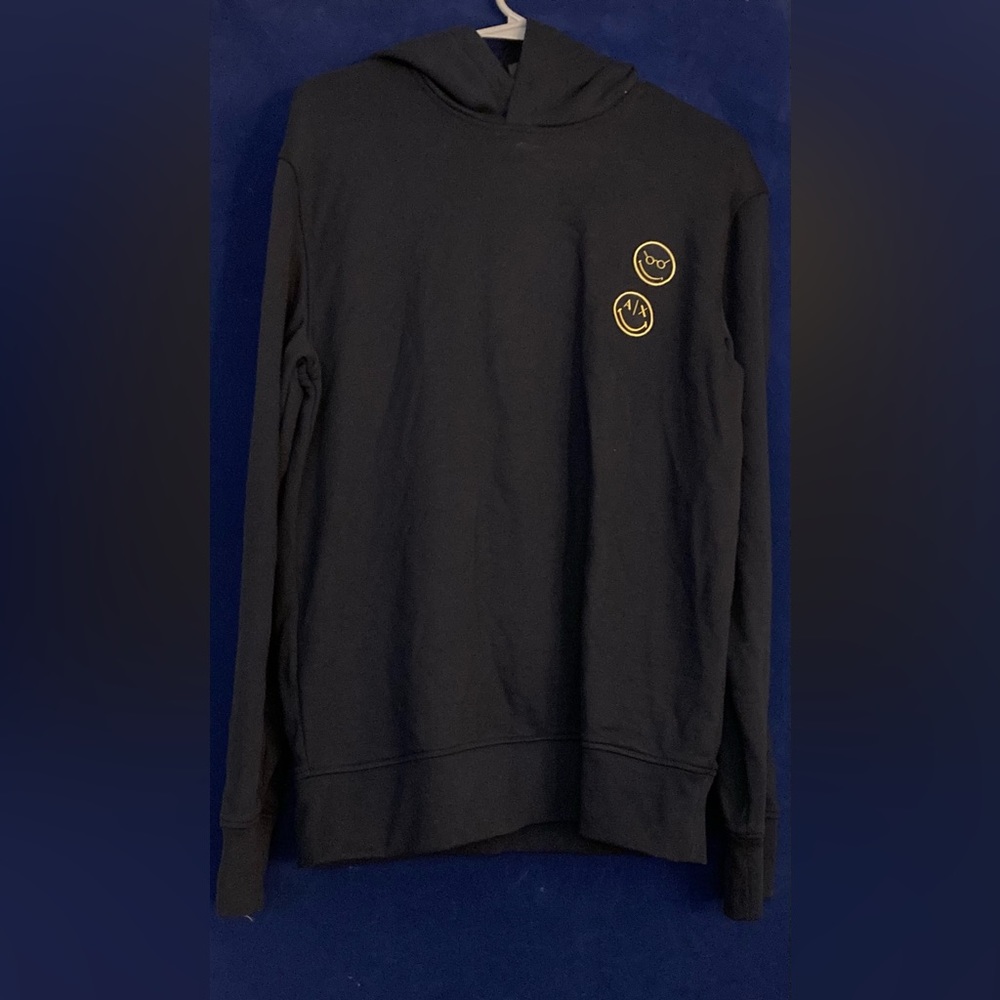 Armani exchange small hoodie with smile logos (new without tags)